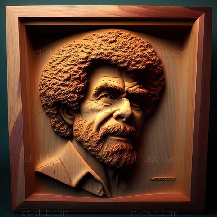 Heads Bob Ross American artist